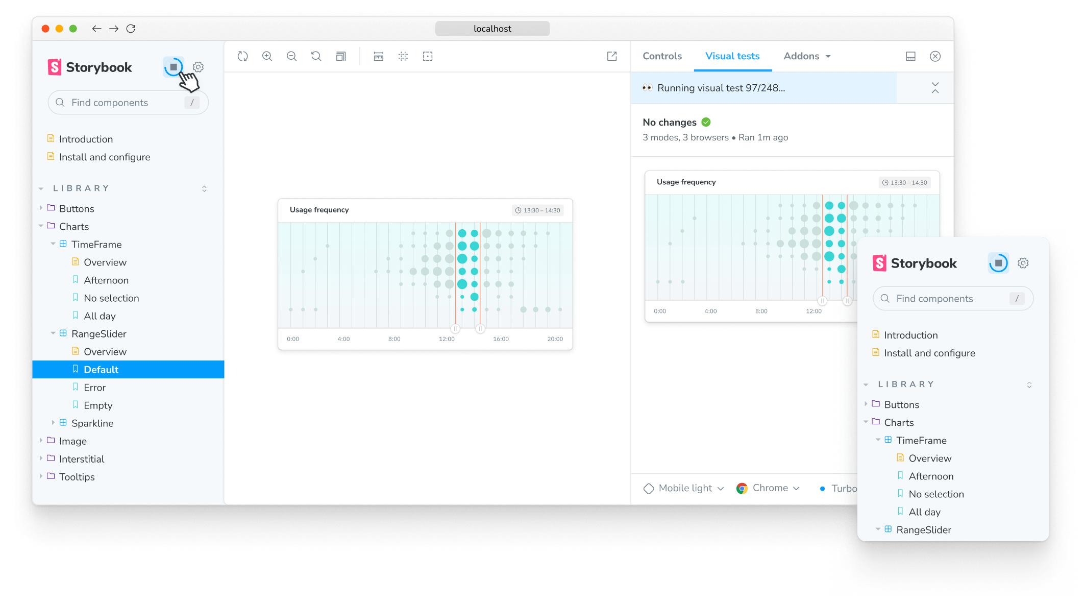 Visual Tests Addon in Storybook